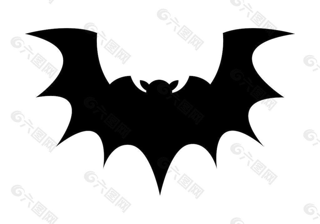 万圣节吸血鬼方块蝙蝠向量