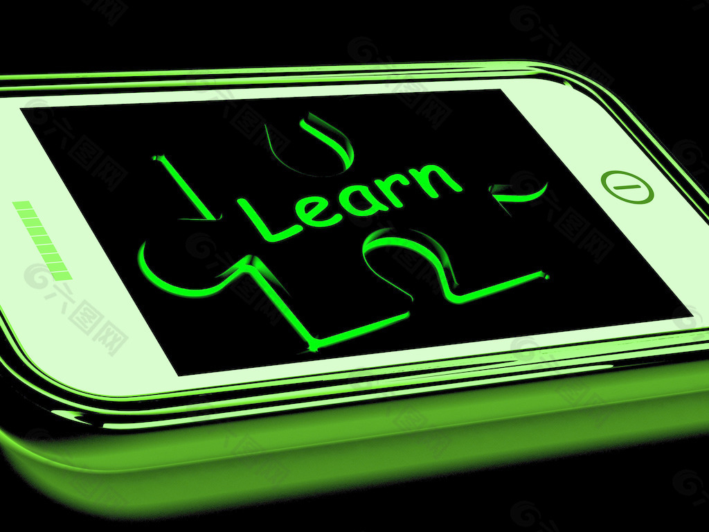 学习在智能手机的显示休闲教育