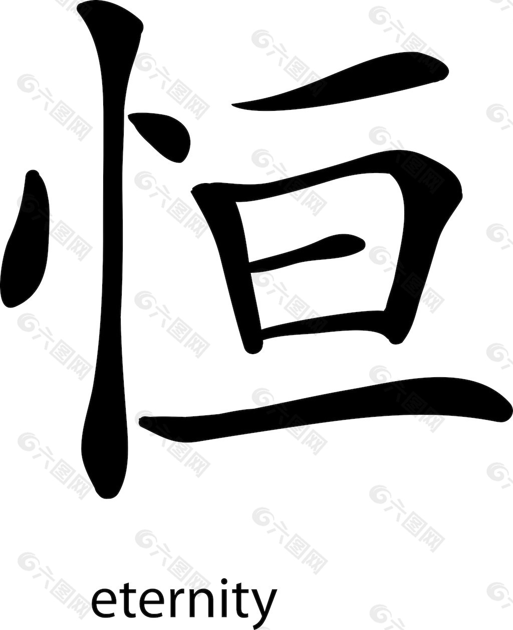 中国的象形文字矢量元素