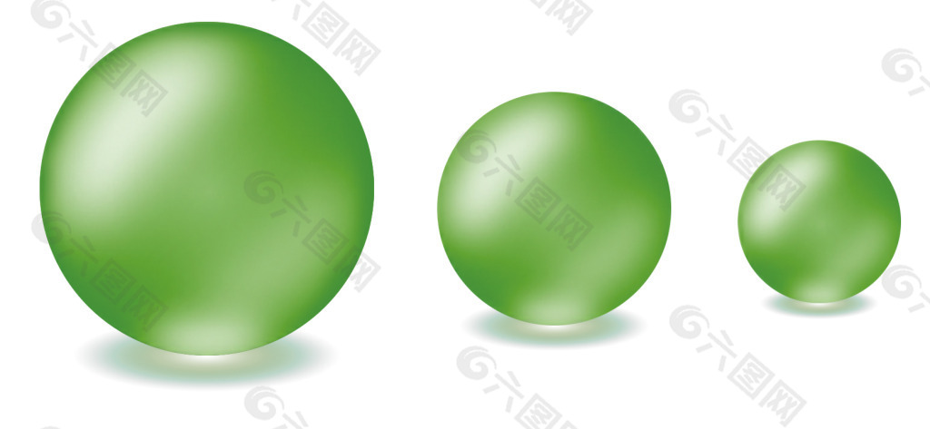600px大绿色水晶球