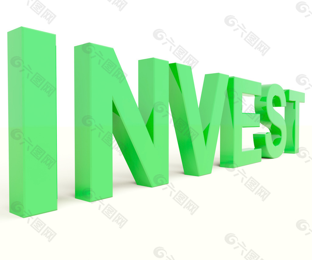 投资股票和利率字代表节约