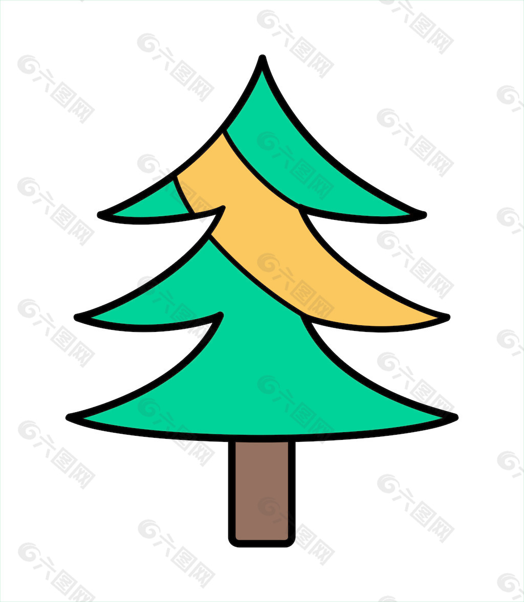 圣诞树的设计形状