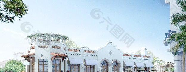 欧式建筑2PSD