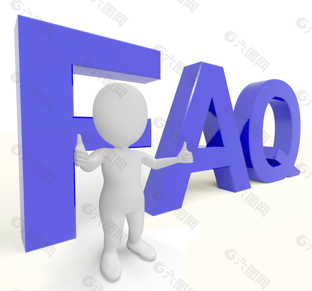 FAQ词作为信息或辅助标志