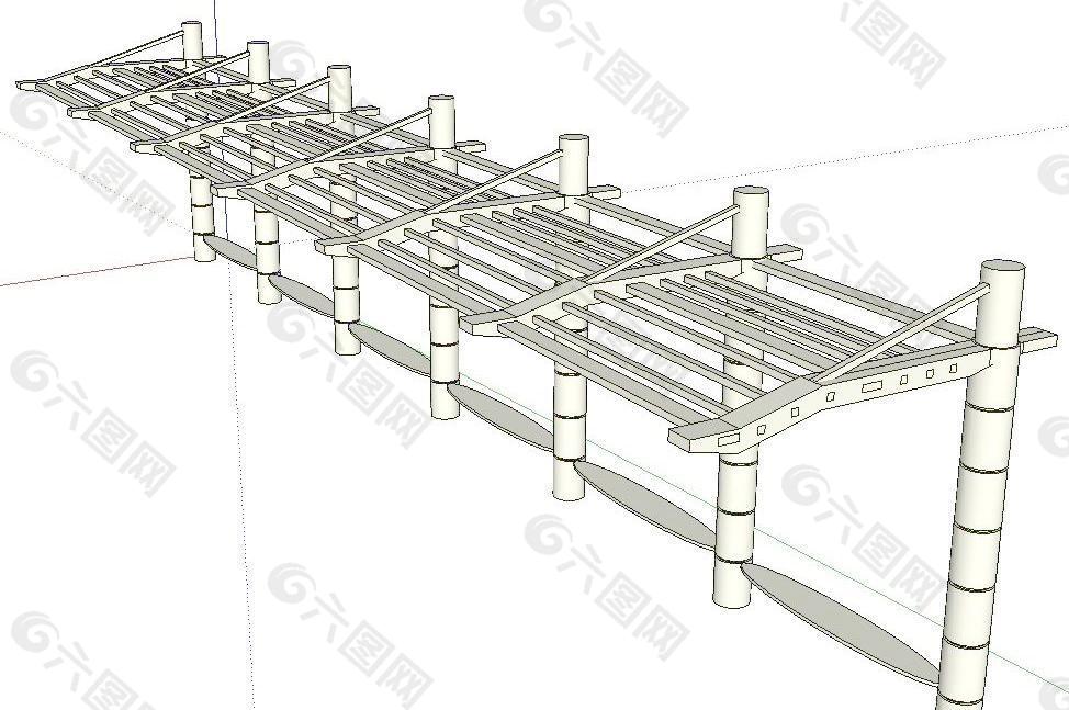 廊架模型