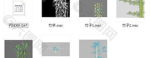 竹子全套3D模型