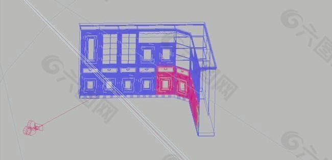 室内装饰设计3D模型之柜子06