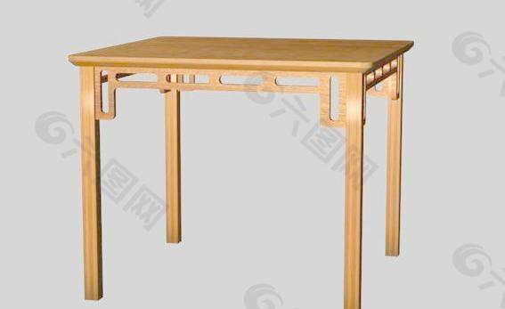 室内家具之明清桌子-033D模型