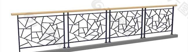 室内装饰建筑部件之栏杆313D模型
