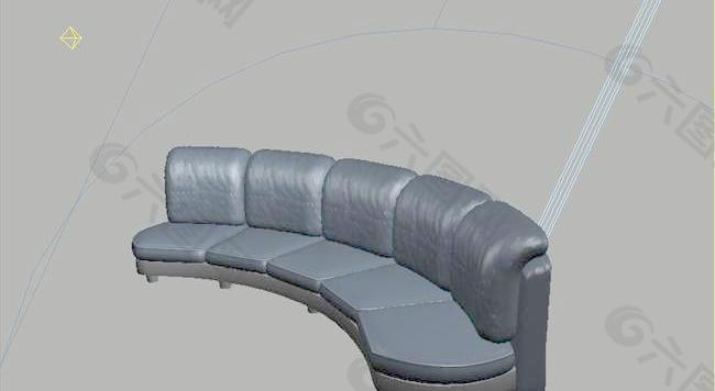 室内家具之沙发313D模型