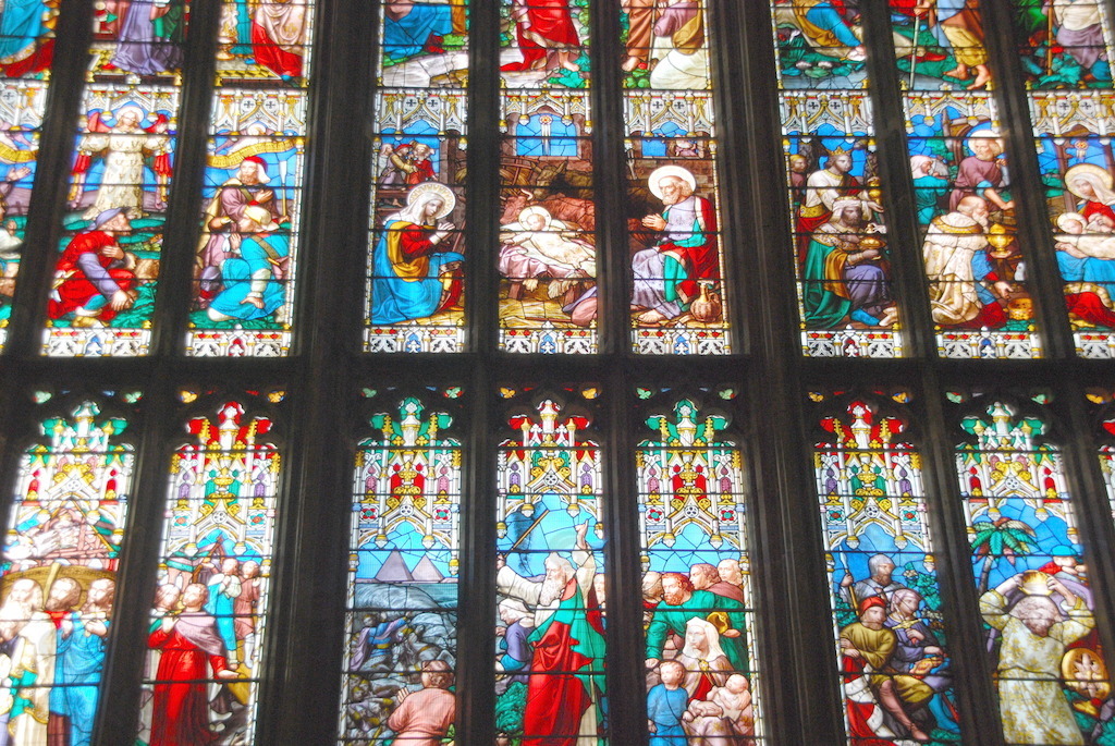 宗教的彩色玻璃窗