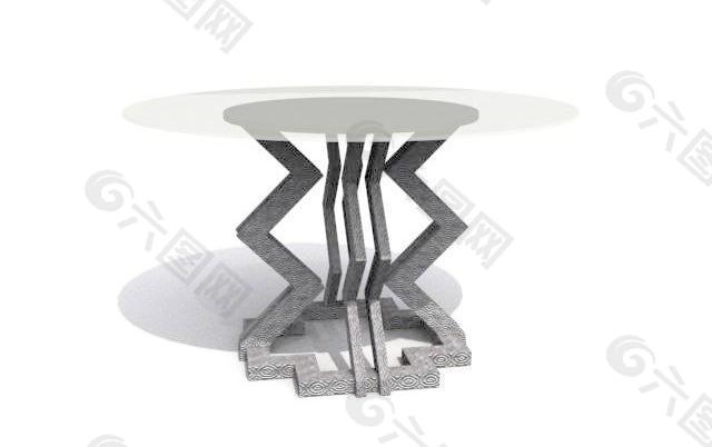 公装家具之桌子0033D模型