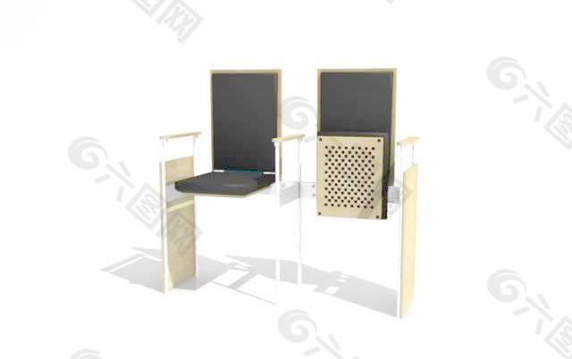 公装家具之公共座椅0273D模型