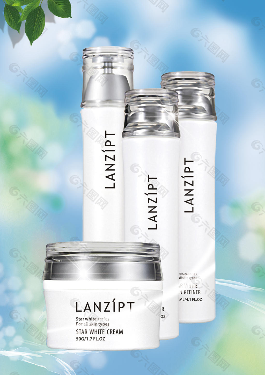 兰芝化妆品彩页平面广告素材免费下载(图片编号:4026618)-六图网