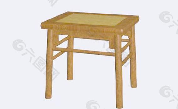 室内家具之凳子-013D模型