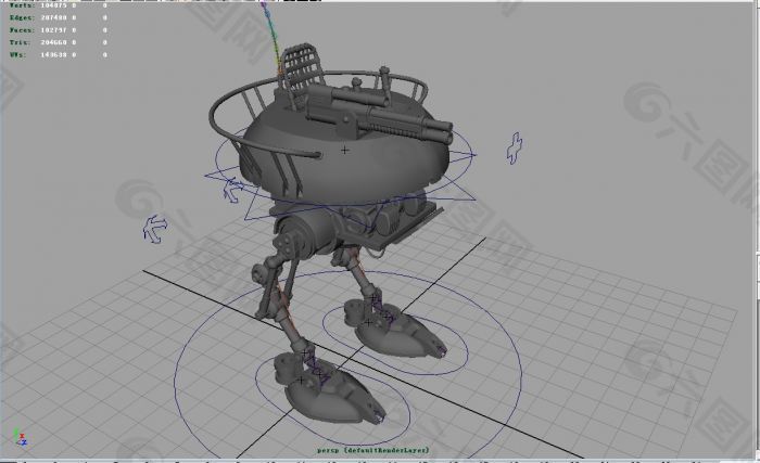 机器人绑定3D模型下载