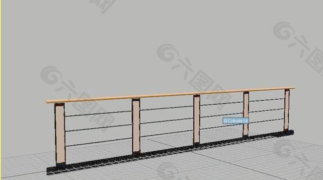 室内装饰之栏杆0773D模型