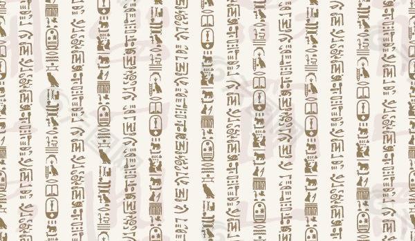 古文字的背景矢量素材