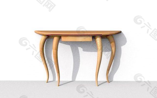 公装家具之桌子0063D模型