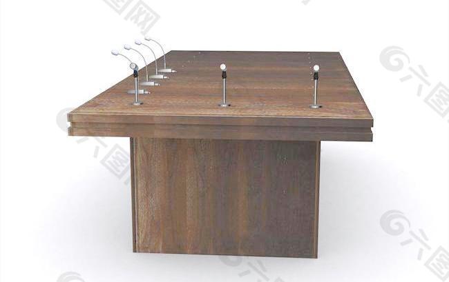 室内家具之会议桌0083D模型