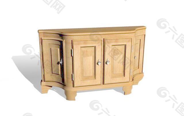 欧式家具柜子0213D模型