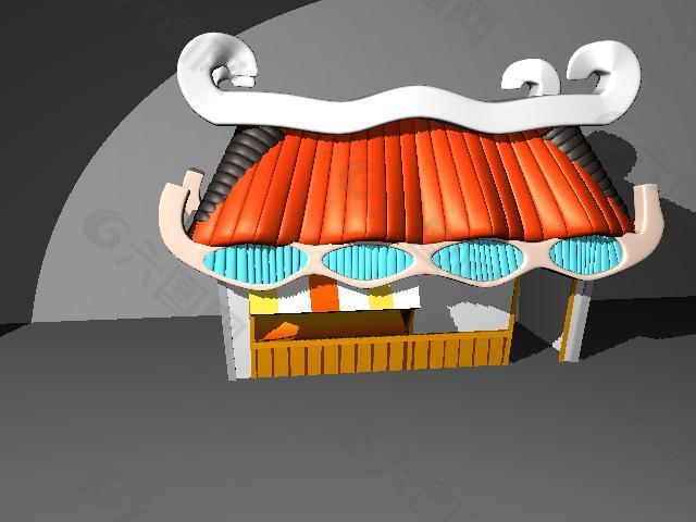 小屋3D模型下载
