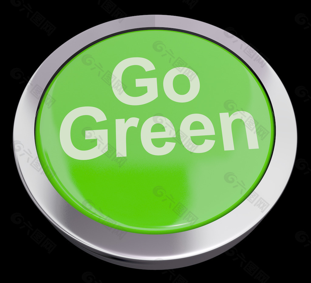 使用绿色食品按钮显示循环和生态友好的