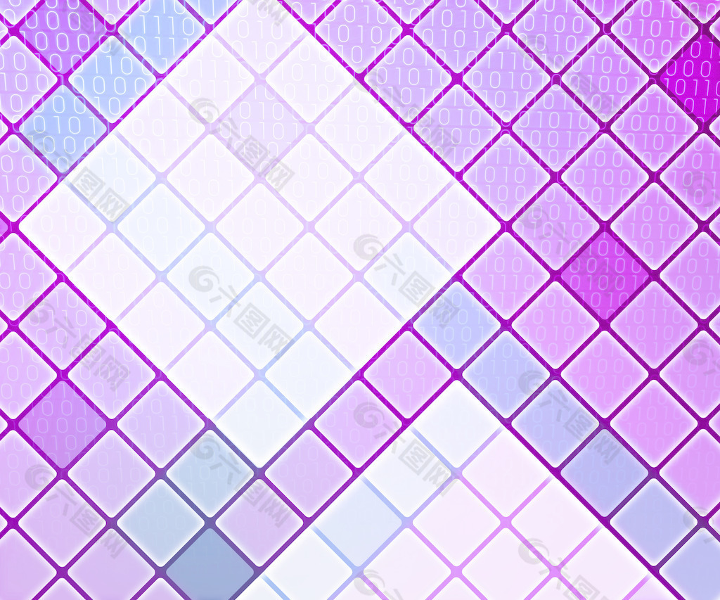 紫色的二进制数据的背景