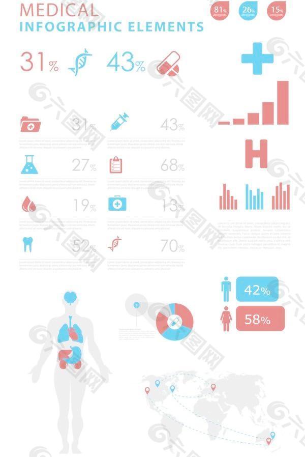 医疗信息图形矢量素材08