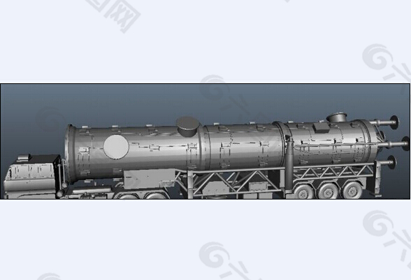 火车3D模型下载