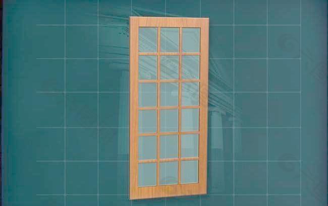 门窗构件之大门3D模型大门020