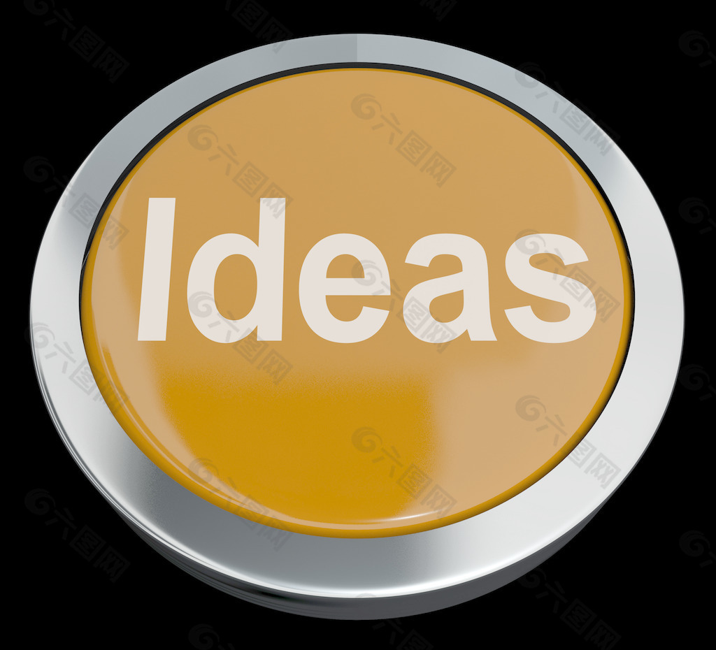 按钮显示改进的观念或思想的创新