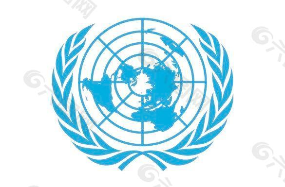 联合国徽章矢量素材
