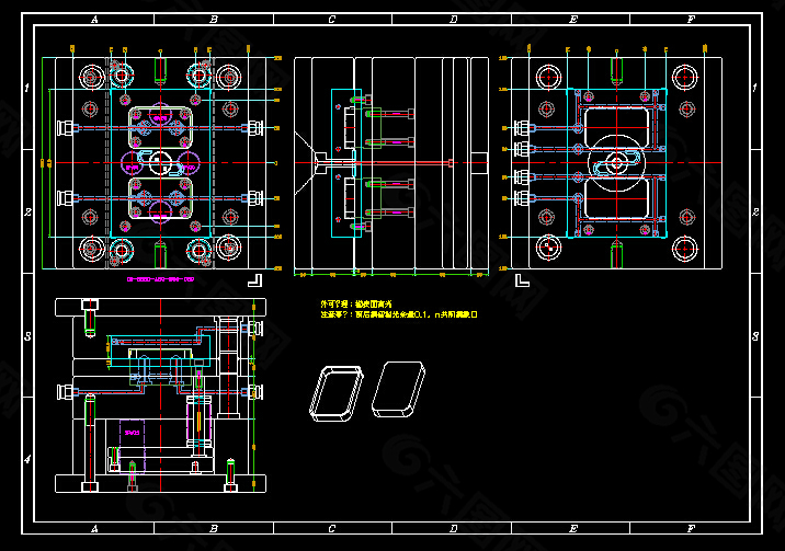 模具设计图纸CAD图纸