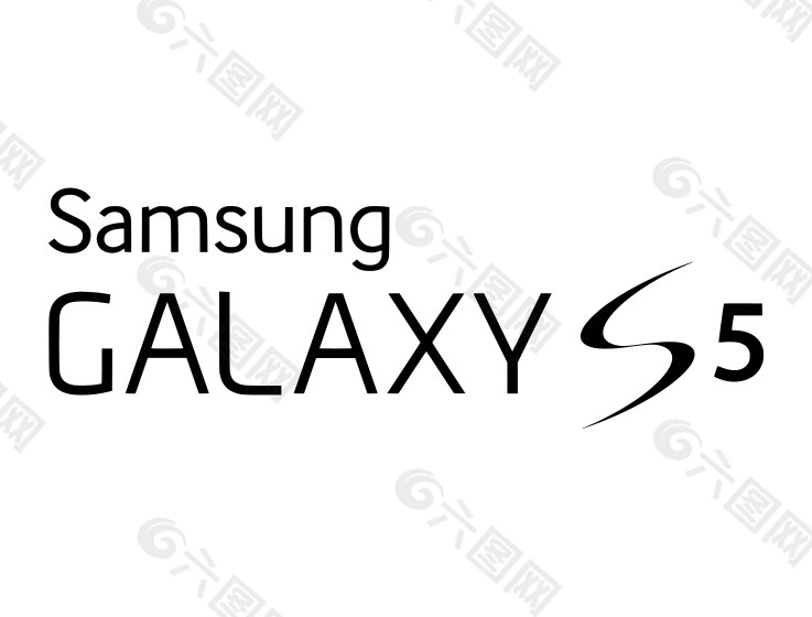 三星galaxy s5手机logo矢量图