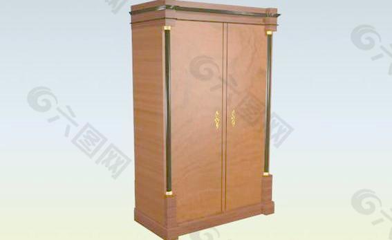 传统家具-2柜子3D模型f-023