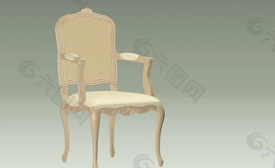传统家具椅子3D模型A-024