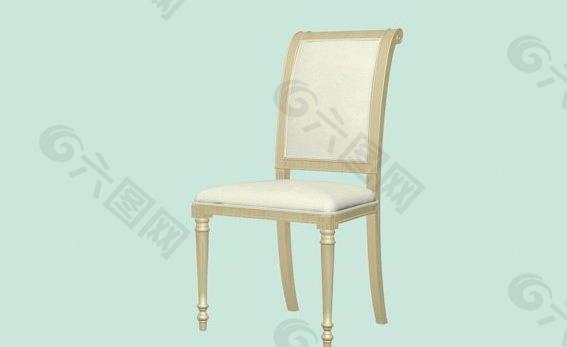 传统家具椅子3D模型A-023