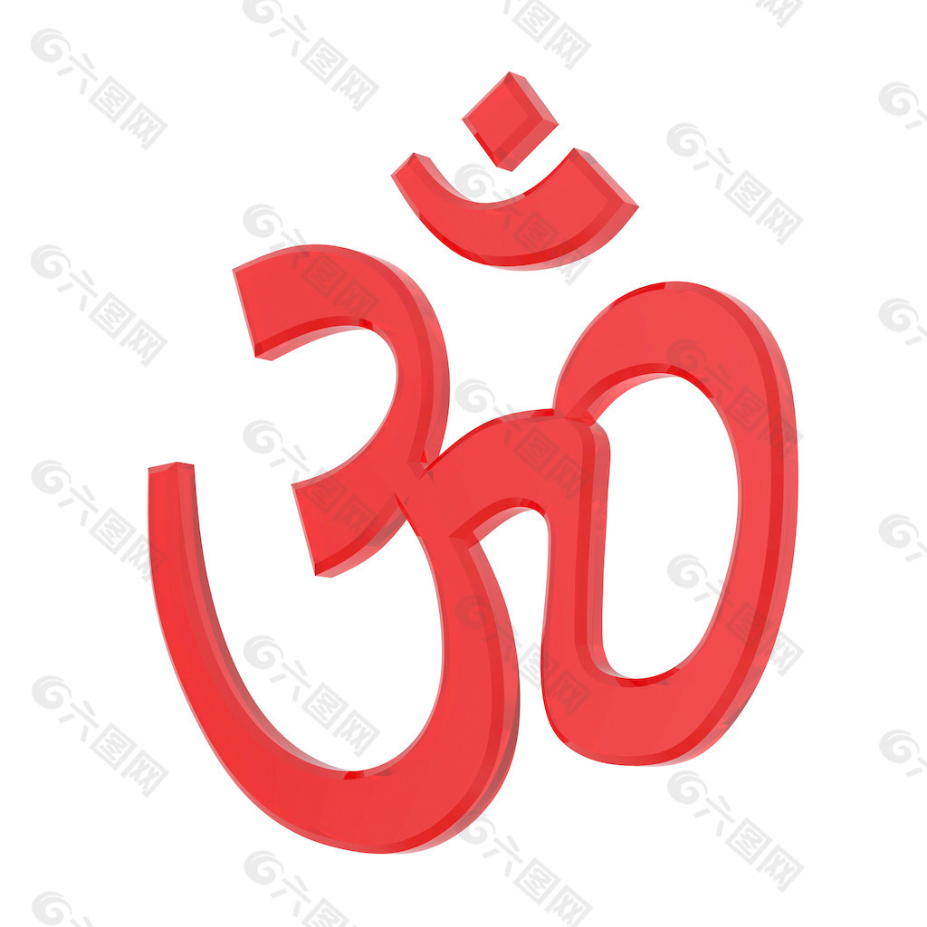红色的印度教的象征