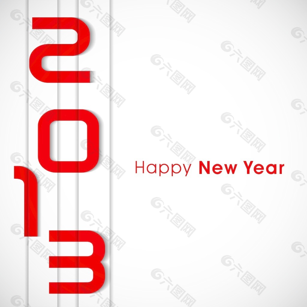 2013新年快乐的程式化的背景