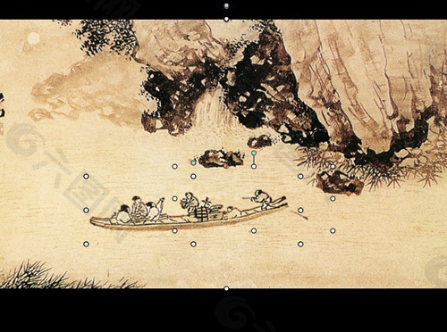 山水怡情PPT模板