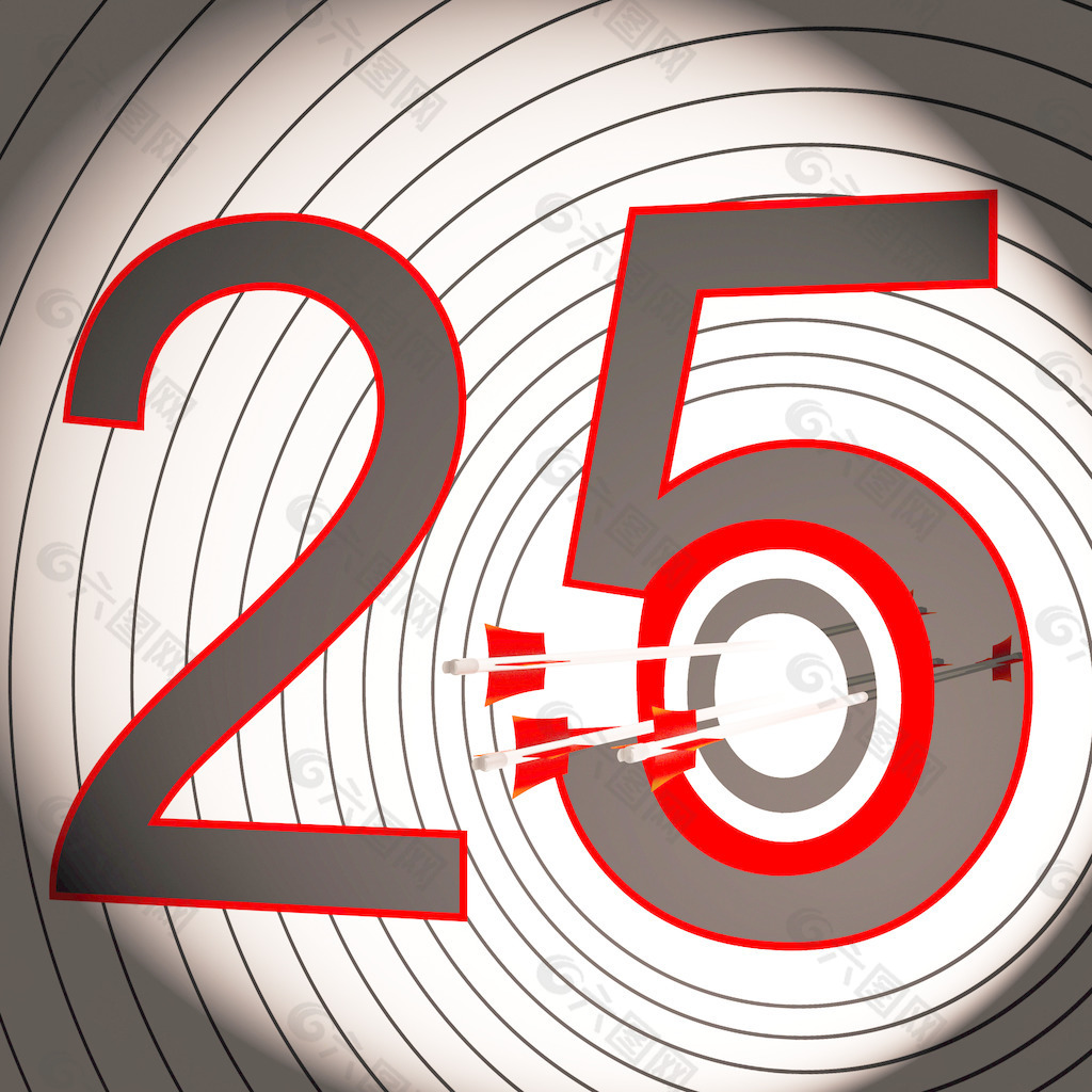 25个目标显示第二十五周年