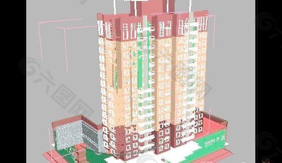 高层建筑模型