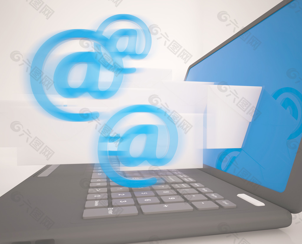 邮件标志离开电脑显示电子邮件