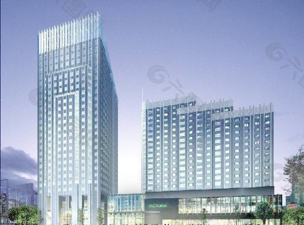 华汇大酒店3D模型