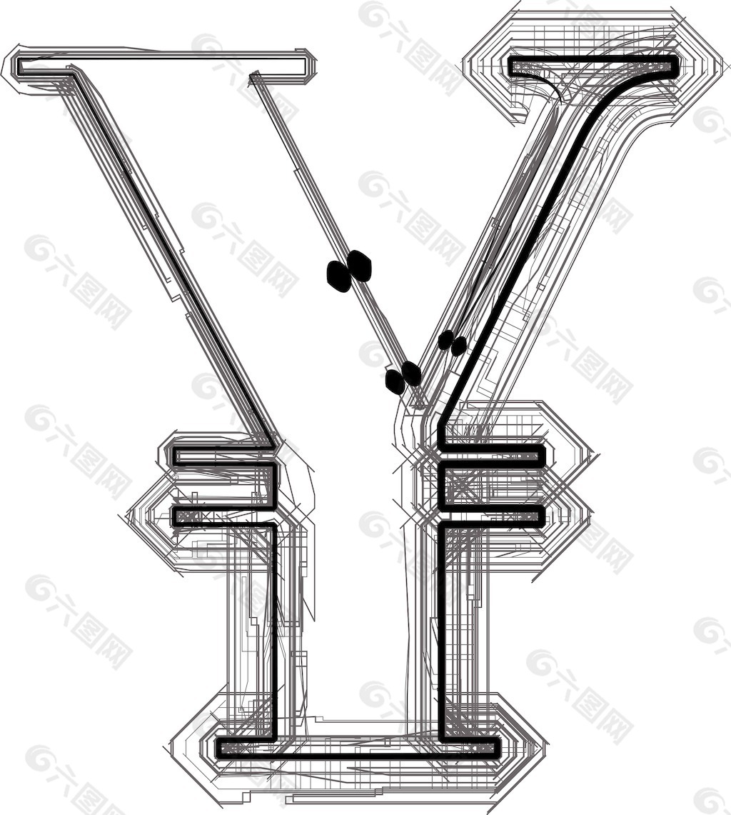 技术字体符号