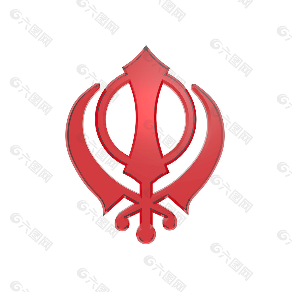 红色的锡克教的象征