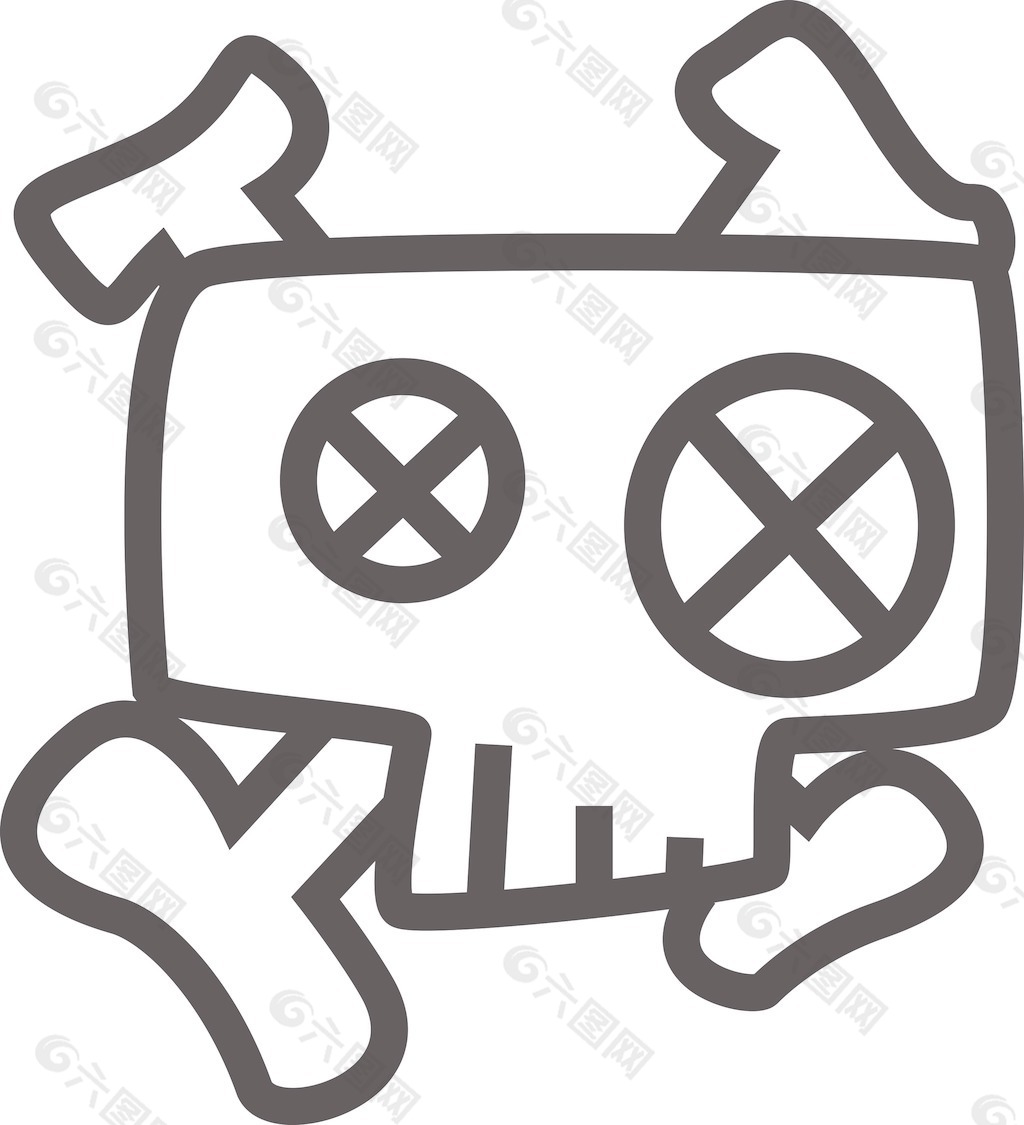 EMO颅骨矢量元素