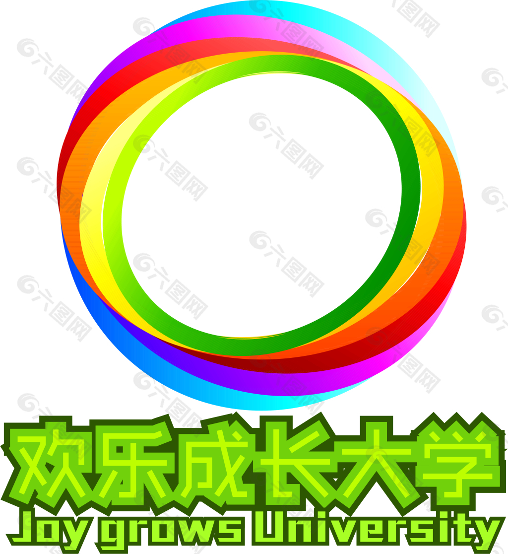 彩虹圆环logo