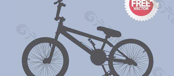 BMX自行车，免费矢量